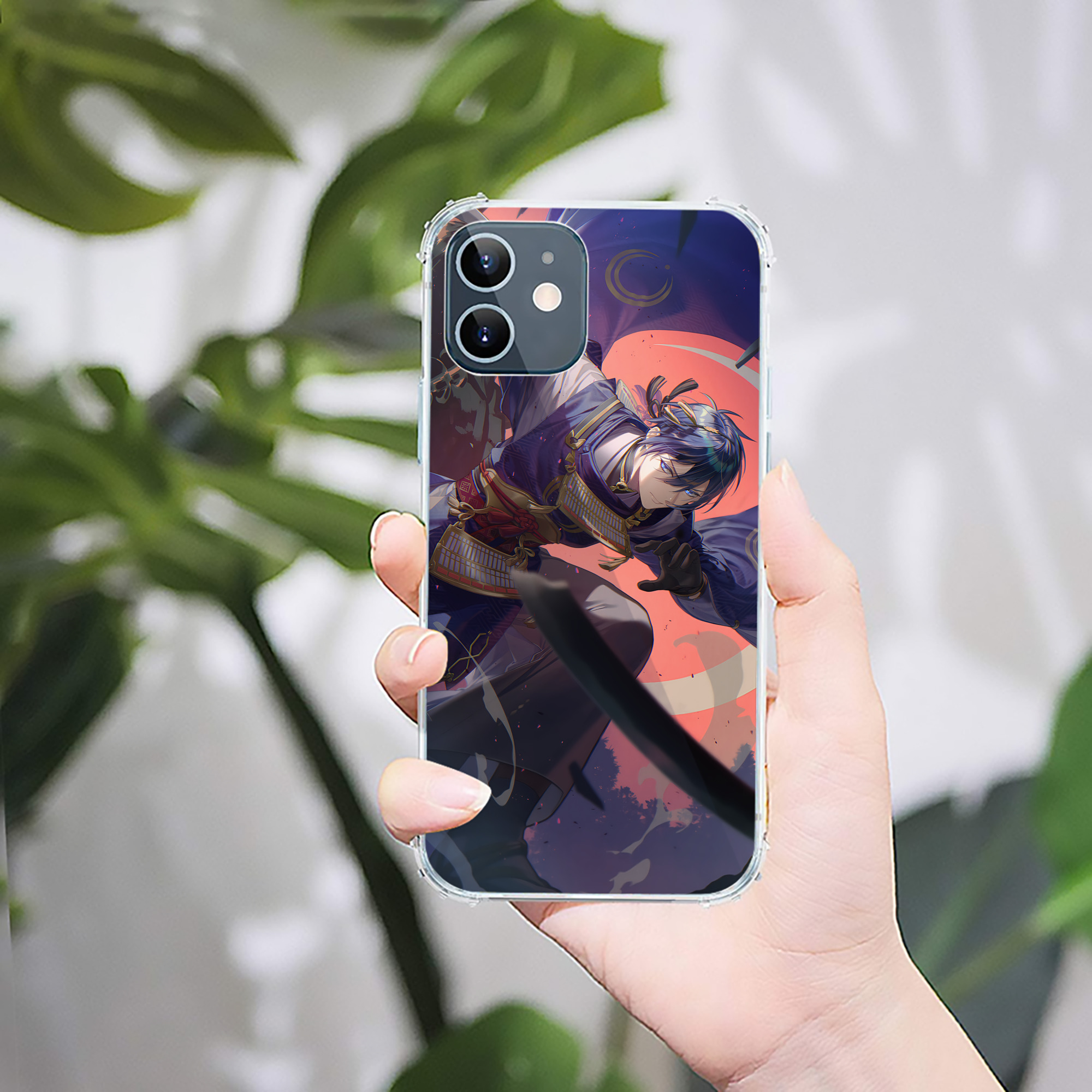 （画像用） 刀剣乱舞 Touken Ranbu 【iPhone 12シリーズ対応】透明スマホケース（クリアソフトケース）